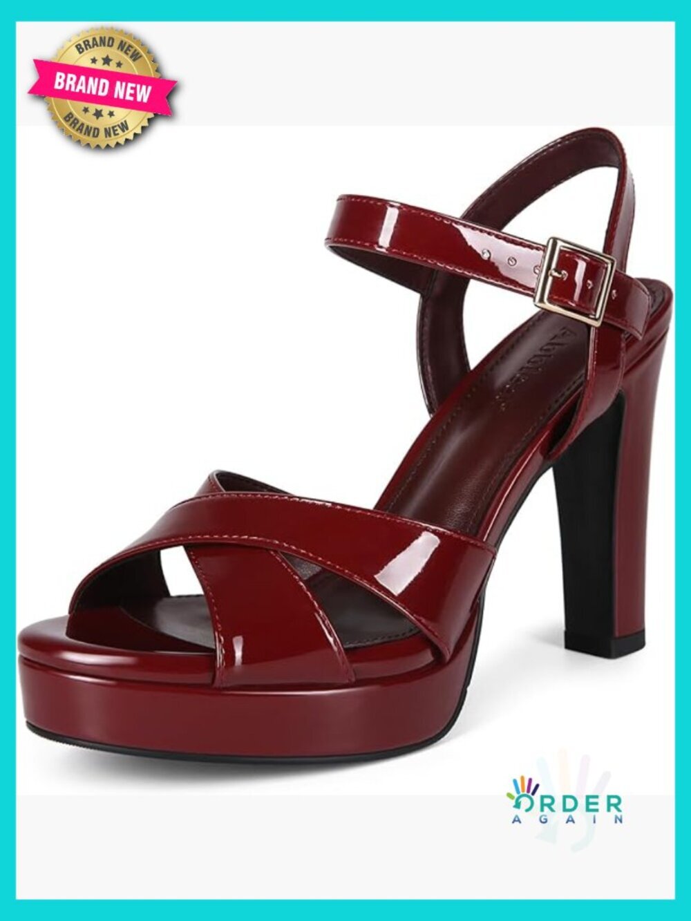 Strappy Chunky Heels Sandals with Ankle Strap Open Toe Block Heels Summer